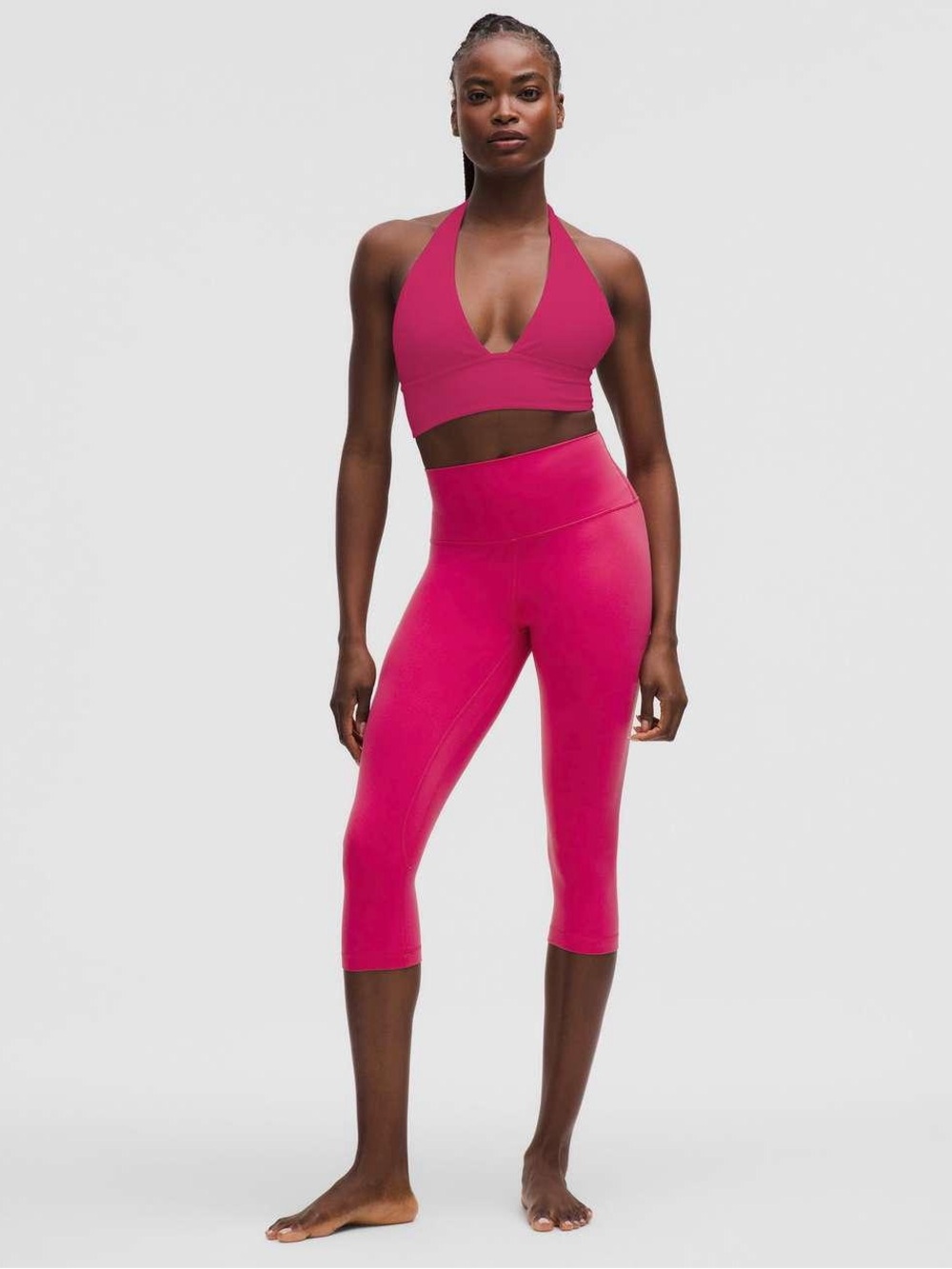 Lululemon Align Crop 21" Raspberry Pink Leggings Size 4